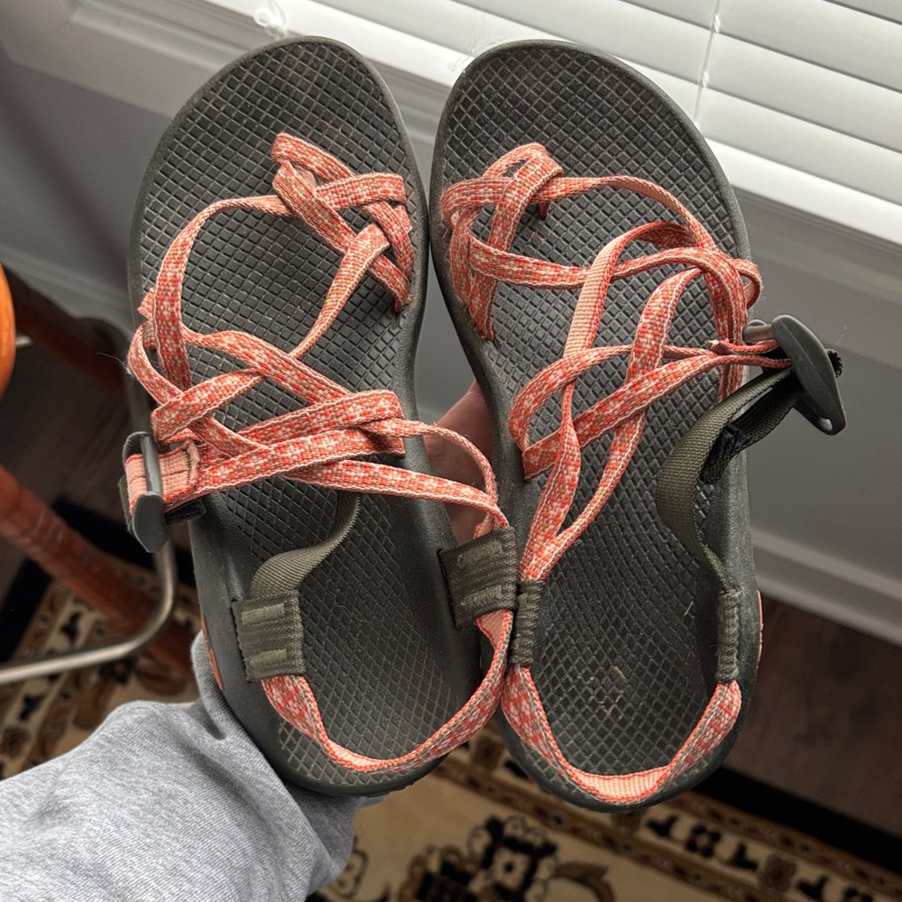 Chaco Women's Sandals - Coral and Olive